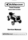 Thumbnail Gilson Yard tractor service manual repair manual Thumbnail Gilson Yard tractor service manual repair manual