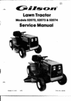 Thumbnail Gilson wards lawn tractor service maintenance manual Thumbnail Gilson wards lawn tractor service maintenance manual