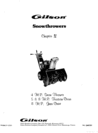 Thumbnail Gilson Snow Thrower service repair manual maintenance Thumbnail Gilson Snow Thrower service repair manual maintenance
