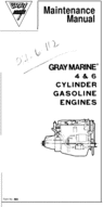 Thumbnail gray marine vintage chris craft engine manuals 4 & 6 cyl Thumbnail gray marine vintage chris craft engine manuals 4 & 6 cyl
