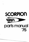 Thumbnail Scorpion brutt snowmobile parts manuals