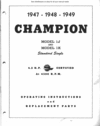Thumbnail champion outboard 1J 1K owners and parts manual Thumbnail champion outboard 1J 1K owners and parts manual