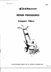 Thumbnail Gilson compact tiller front tine repair manual Thumbnail Gilson compact tiller front tine repair manual