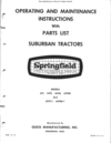 Thumbnail Springfield quick mfg tractor 62 series parts manual Thumbnail Springfield quick mfg tractor 62 series parts manual