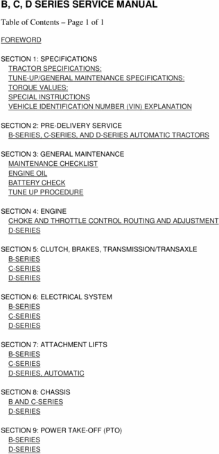 Product picture Wheel Horse B C D service repair manual vintage tractors